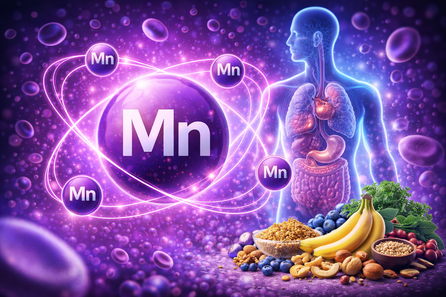 mangan mikroelement zrodla nadmiar niedobor objawy